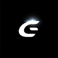 Logotipo de la letra g, letra cursiva y negrita para automoción, carrera de velocidad, diseño de etiqueta deportiva y monograma dinámico. vector diseño de logotipo futurista y espacial