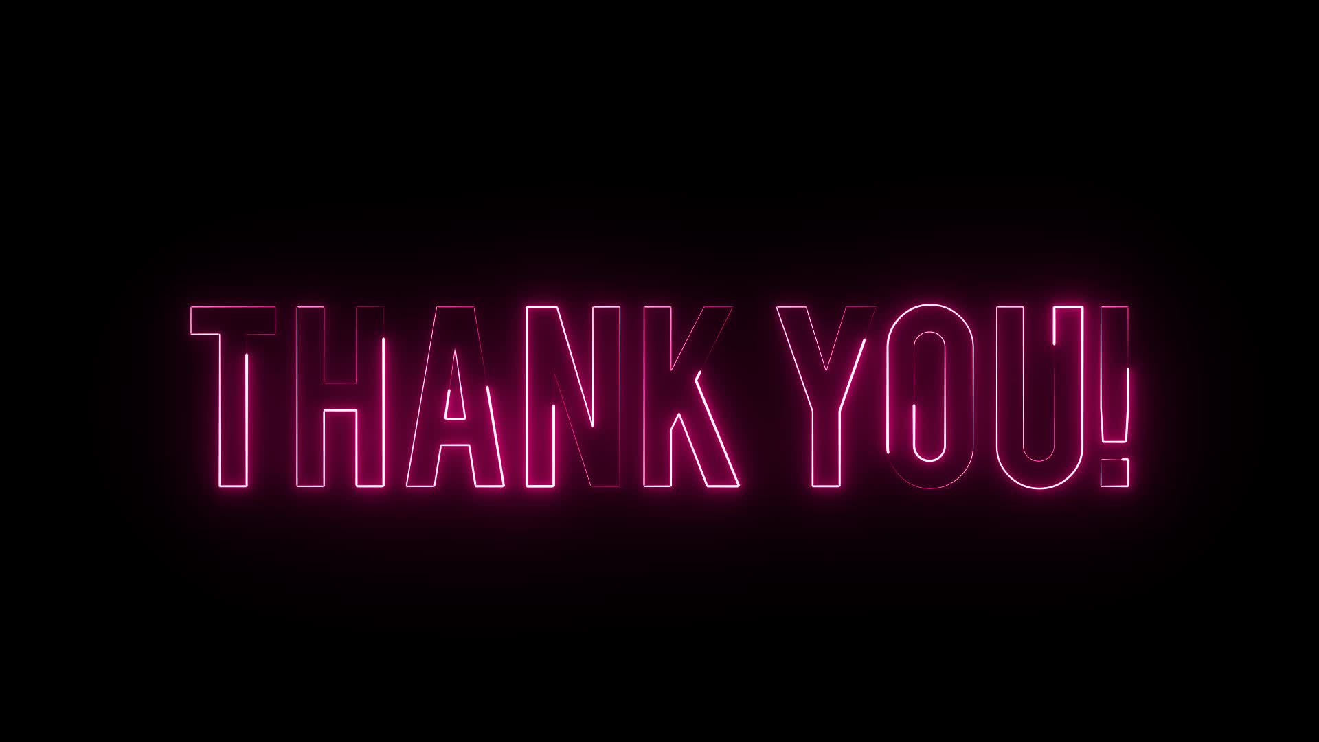 Animated Thank You Stock Video Footage for Free Download