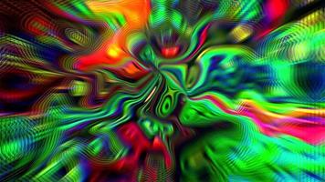 Fondo de bucle de neón multicolor abstracto video