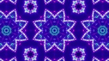Blumenmuster neonfarbenes Kaleidoskop