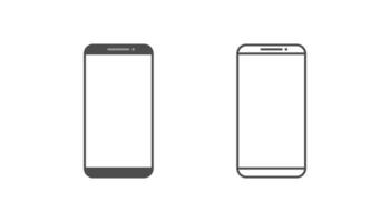 Smartphone icon vector design on white background