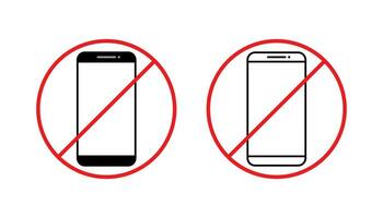 No smartphone icon vector design on white background