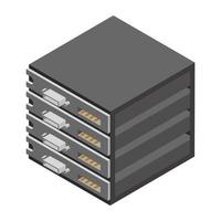 Mining Farm Concepts vector