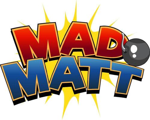 Mad Matt logo text design