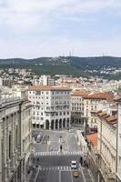 TRIESTE, ITALY, JULY 1, 2018 - View at street of Trieste, Italy. Trieste is the capital city of the Friuli Venezia Giulia region in northeast Italy.