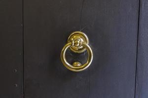 Vintage old door knob photo