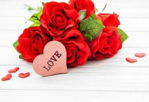 Valentine day romantic background photo