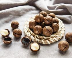 Organic Macadamia nuts photo