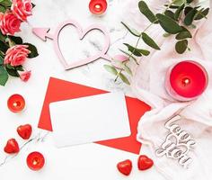 Valentine day romantic background photo