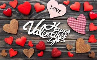 Valentine day romantic background photo