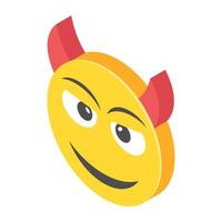 Evil Smiley Concepts vector