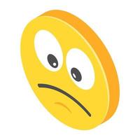 Sad Emoji Concepts vector