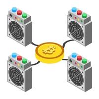 Blockchain Technology Concepts vector