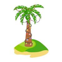 Palm Drawing Concepts vector