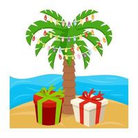 Christmas Palm Concepts vector