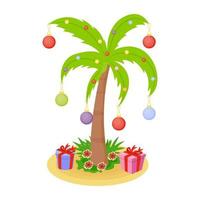 Christmas Palm Concepts vector