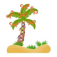 Palm Drawing Concepts vector