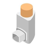 Trendy Inhaler Concepts vector