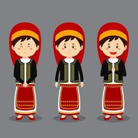 Greeks Character with Various Expression vector