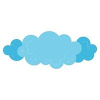 nubes azules. concepto de guardería infantil. vector