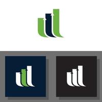 finance minimalist design logo template vector
