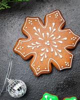 gingerbread christmas cookie photo