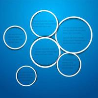 Abstract circles for web design vector