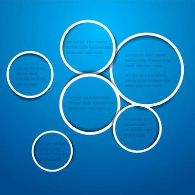 Abstract circles for web design