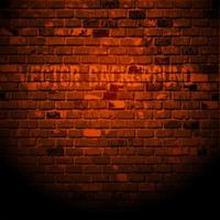 Old brick wall vector