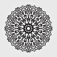 Circular pattern mandala art decoration elements vector