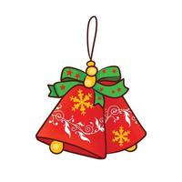 christmas bell vector illustration