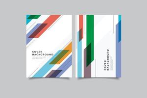 Set of geometric business cover collection vector