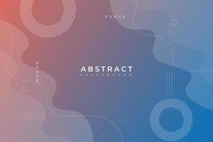 abstract memphis gradient background vector