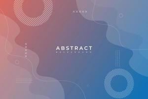 abstract memphis gradient background vector