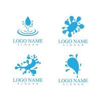 water splash icon vector illustration design template