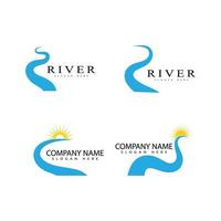 River vector icon illustration design