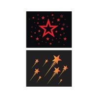 Star icon Template vector illustration design