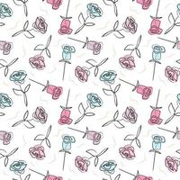 Contemporary fashion seamless pattern. vector