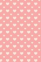 Fondo del icono del corazón en el diseño de papel tapiz rosa. adorno de papel tapiz de San Valentín. símbolo de amor vector