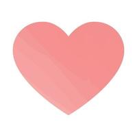 tarjeta de arte de corazón para san valentín vector
