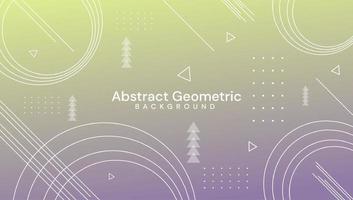 abstract geometric background with memphis element vector