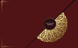 Luxury ornamental mandala background with arabic islamic east pattern style vector