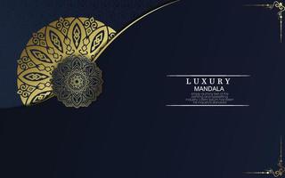 Luxury ornamental mandala background with arabic islamic east pattern style vector