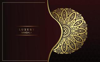 Luxury ornamental mandala background with arabic islamic east pattern style vector