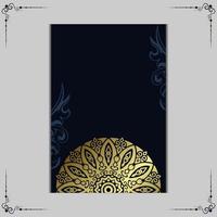 Luxury ornamental mandala background with arabic islamic east pattern style vector