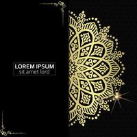 Luxury ornamental mandala background with arabic islamic east pattern style vector