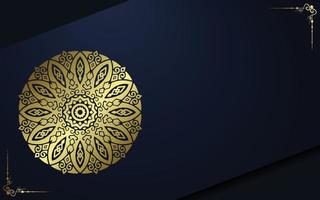 Luxury ornamental mandala background with arabic islamic east pattern style vector