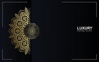 Luxury ornamental mandala background with arabic islamic east pattern style vector