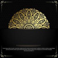 Luxury ornamental mandala background with arabic islamic east pattern style vector