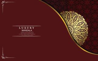 Luxury ornamental mandala background with arabic islamic east pattern style vector